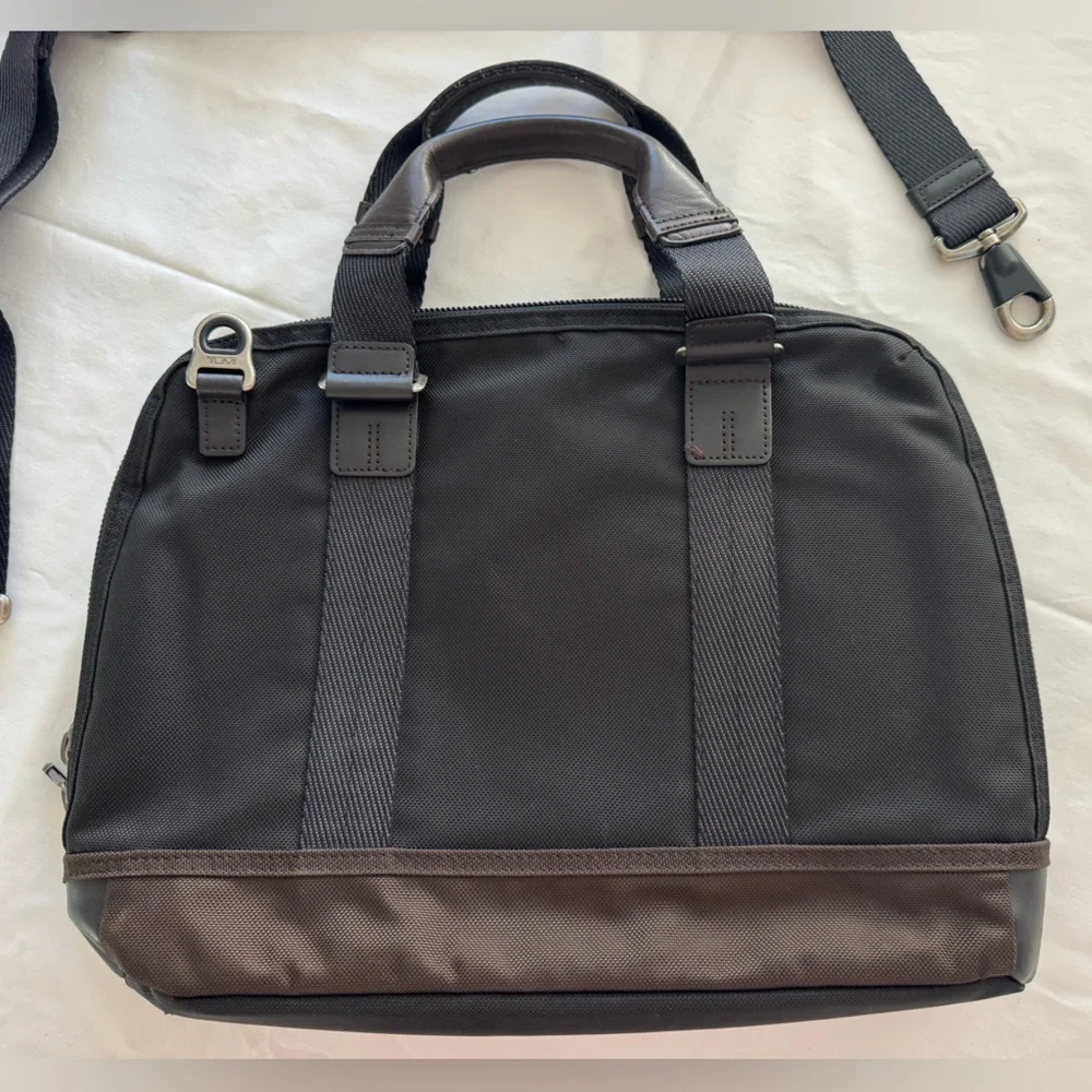 TUMI Men's Alpha Bravo Earle Compact Briefcase